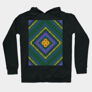 Painted Diamond Pattern Hoodie